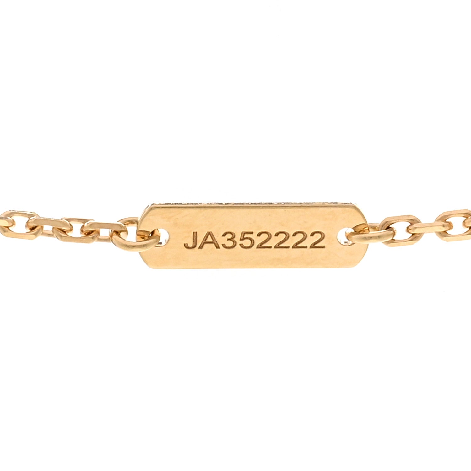 Van Cleef & Arpels VAN CLEEF & ARPELS 18K Yellow Gold Black Onyx Vintage Alhambra Pendant Necklace 5 of 6