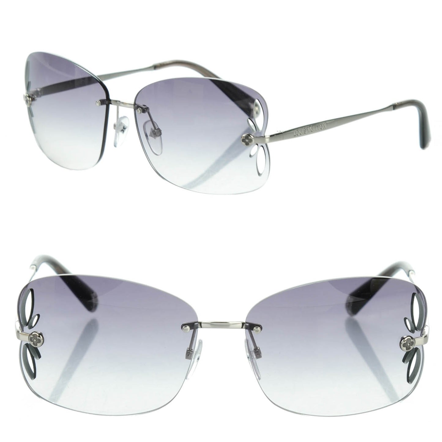 Lily Glitter Sunglasses Z0308U Dark Grey