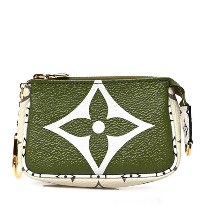 Louis Vuitton Monogram Giant Micro Pochette Accessories Kaki White 1 of 6