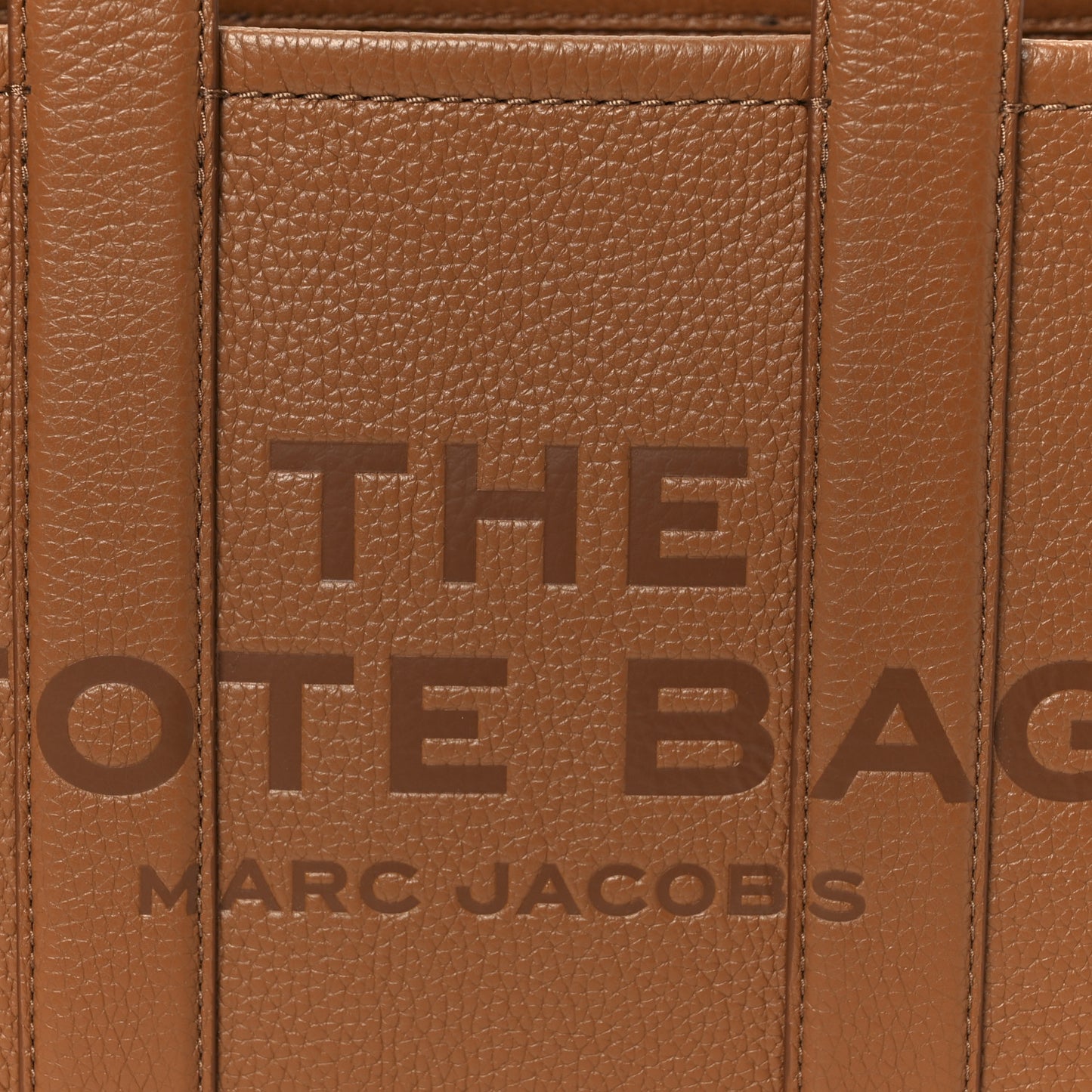 Grained Calfskin Small The Tote Bag Argan Oil