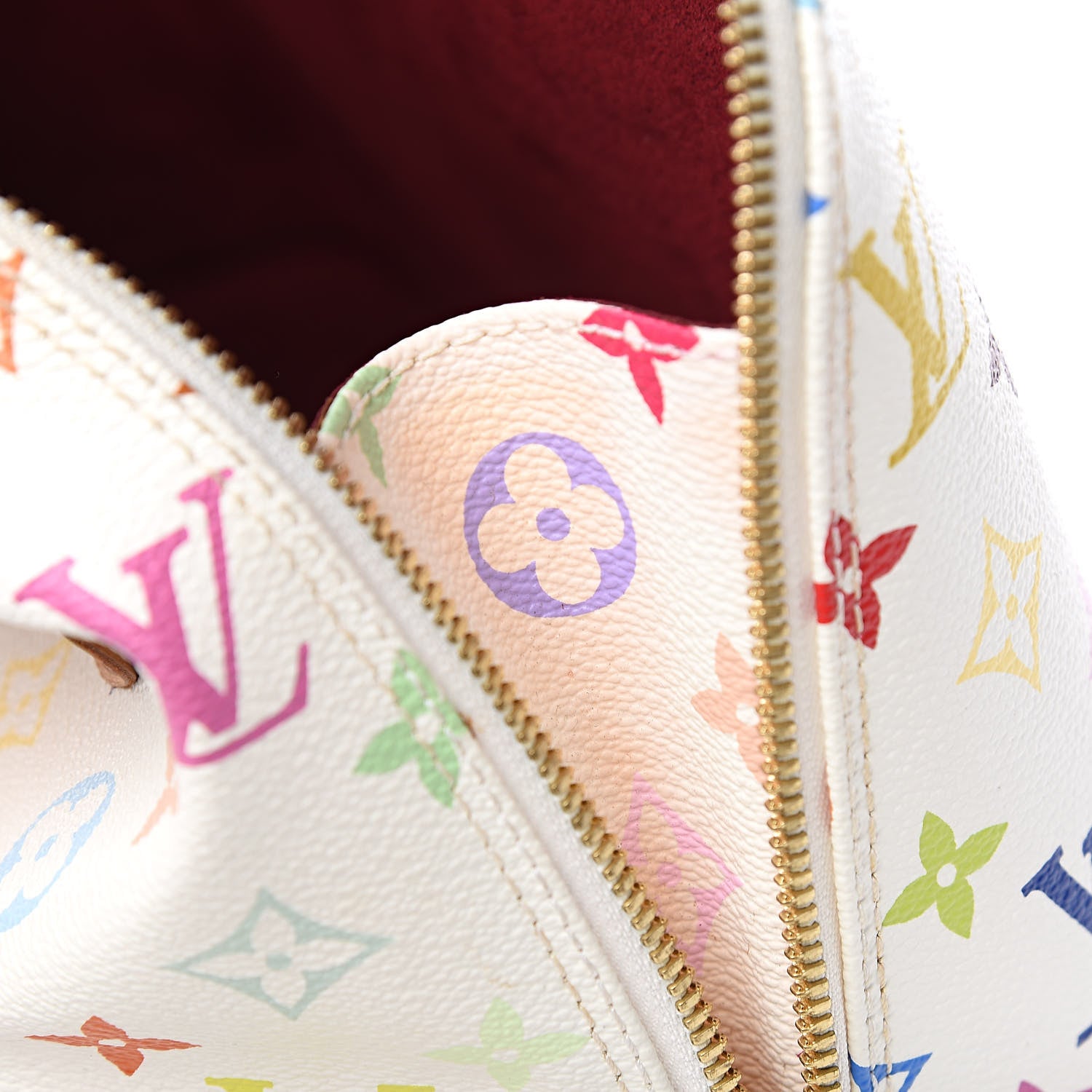 Louis Vuitton Monogram Multicolor Alma White 10 of 19