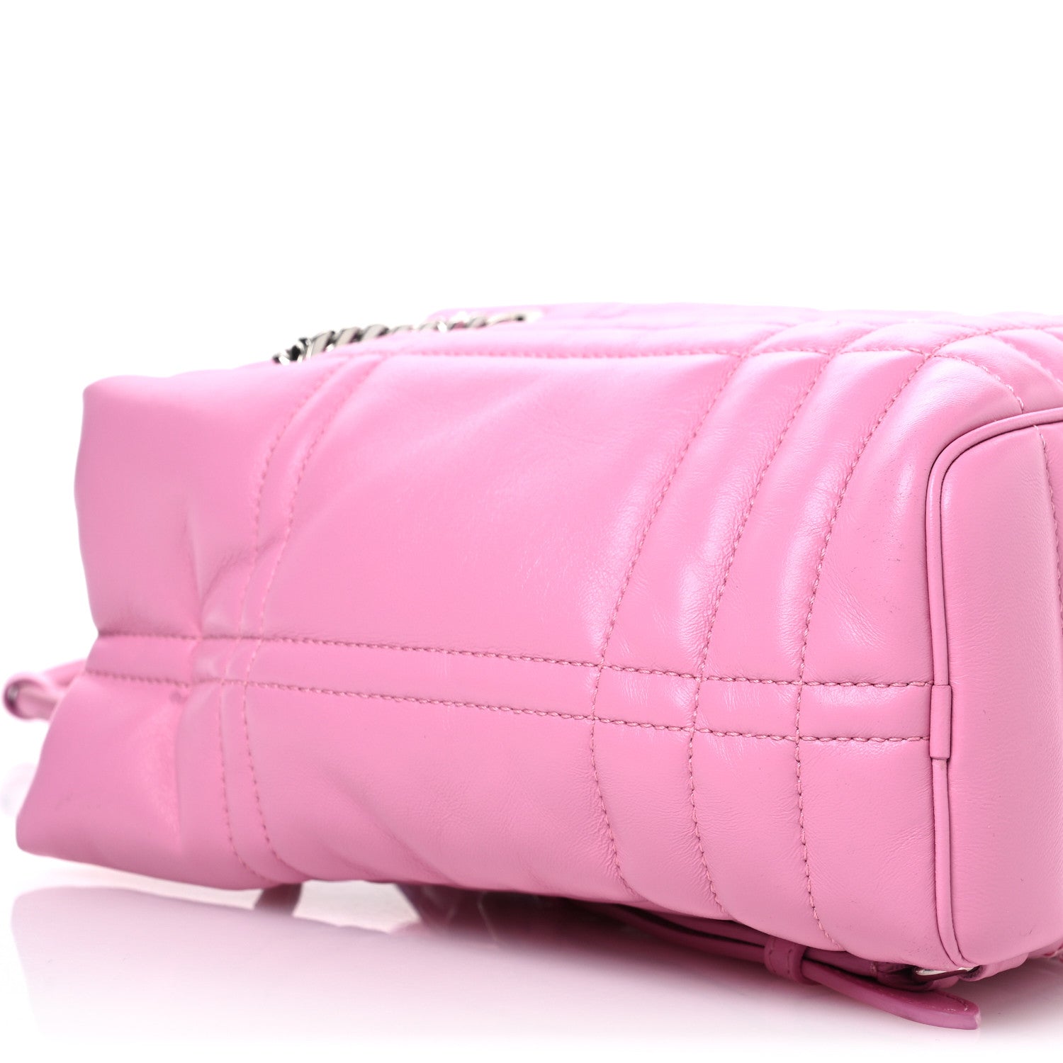 Burberry Lambskin Quilted Mini Lola Backpack Primrose Pink 9 of 12