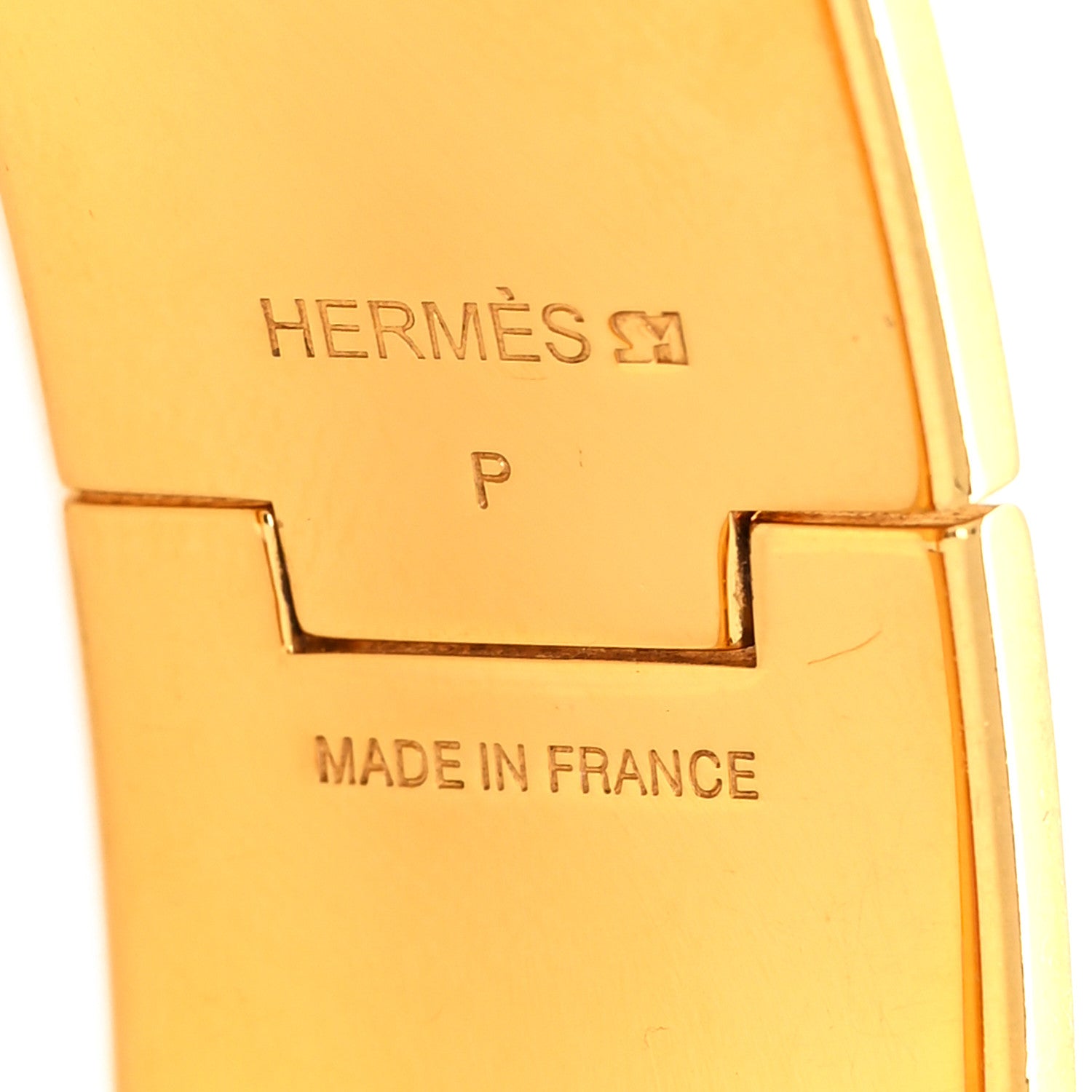 Hermes Enamel Wide Clic Clac H Bracelet GM White 5 of 5
