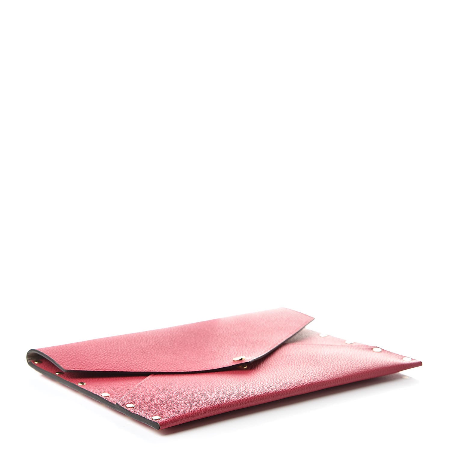 Louis Vuitton Cuir Rivets Enveloppe Fuchsia 4 of 7