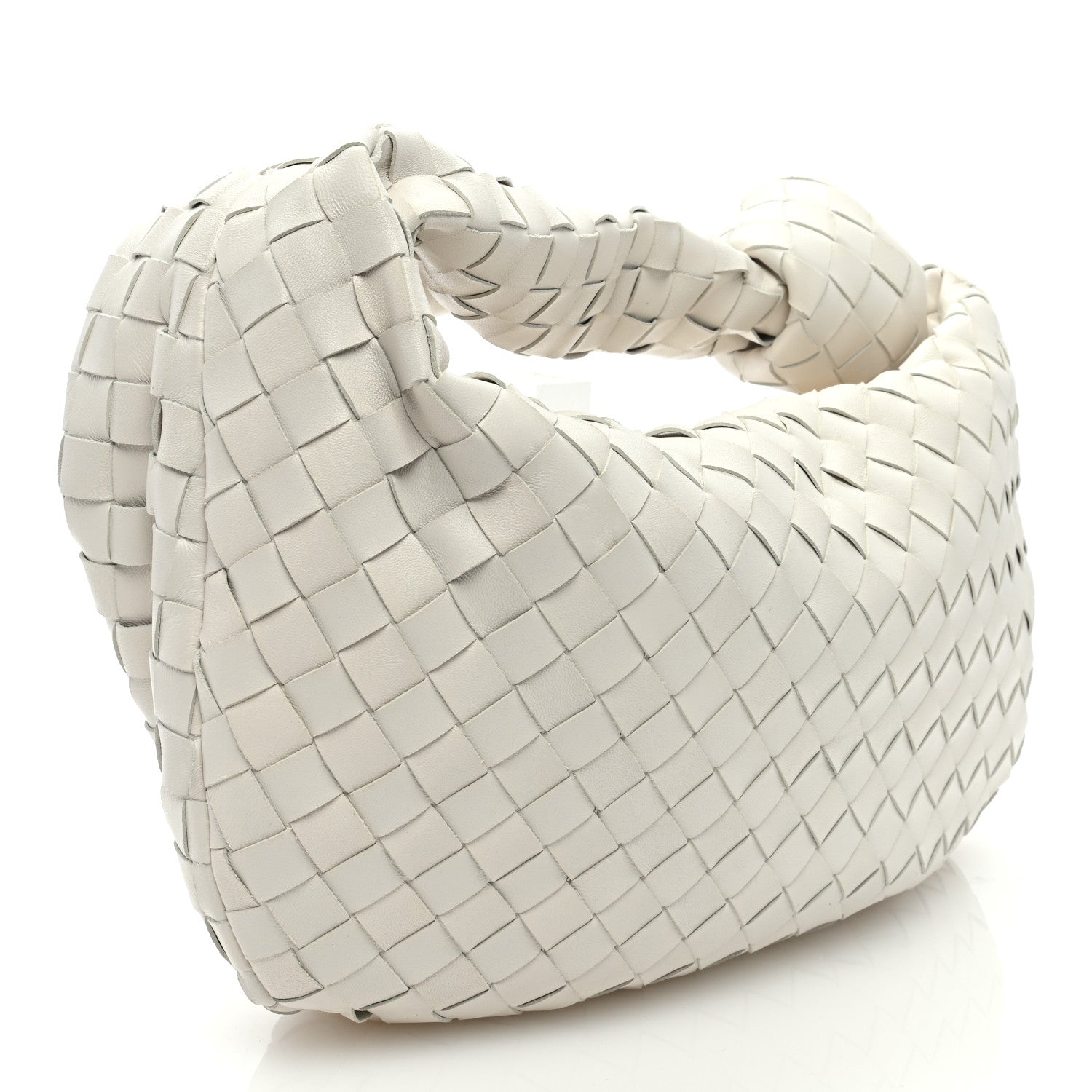 Bottega Veneta Nappa Intrecciato Teen Jodie Hobo White 2 of 8