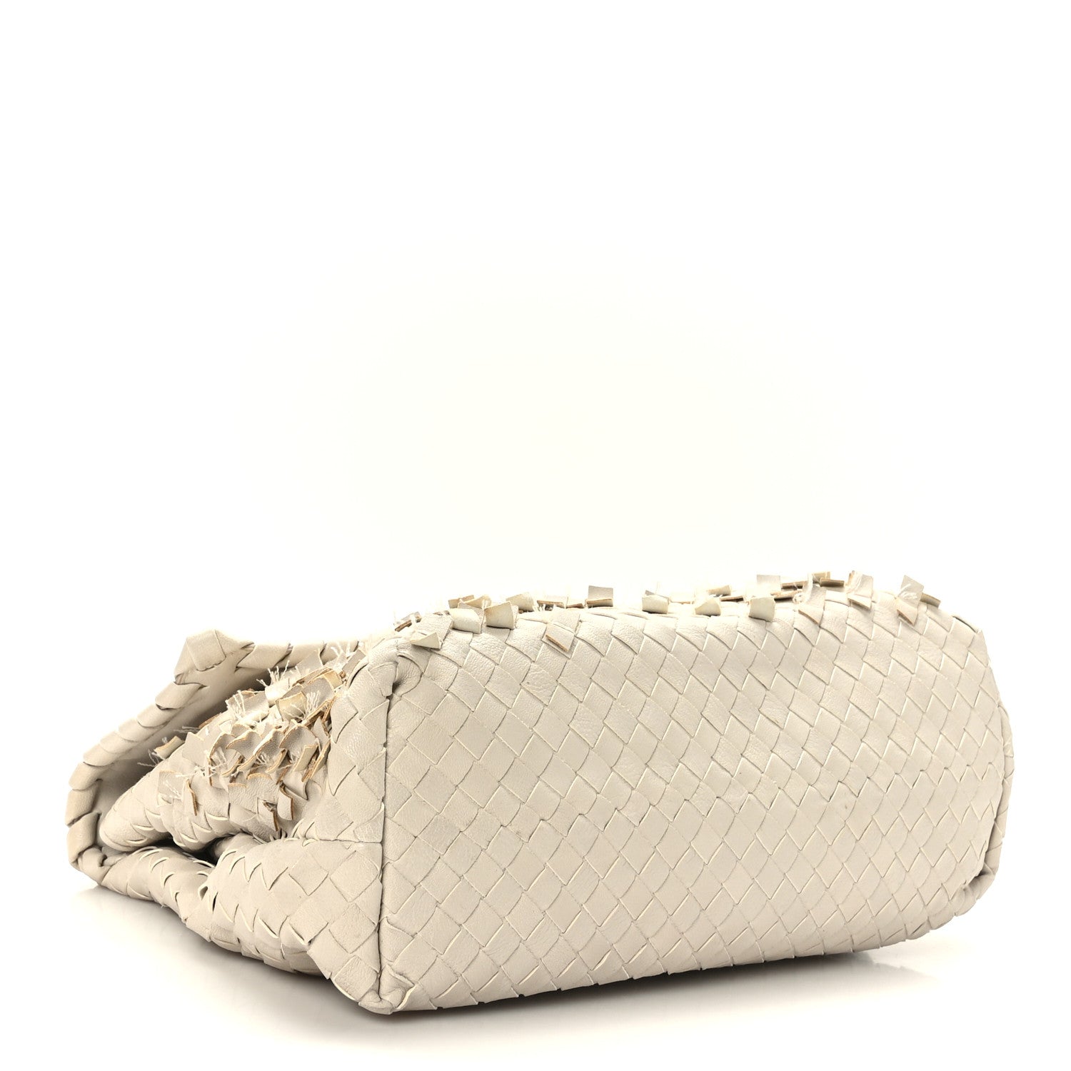 Bottega Veneta Nappa Tobu Intrecciato Olimpia Shoulder Bag Mist 4 of 8