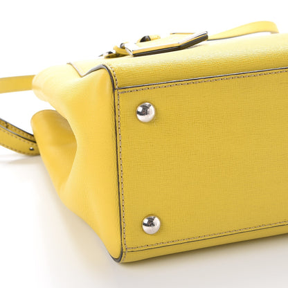 Fendi Vitello Elite Petite 2Jours Tote Cedro 9 of 13