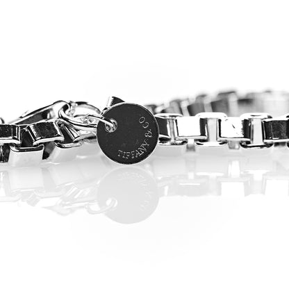 Tiffany Sterling Silver 4mm Venetian Link Bracelet 4 of 5