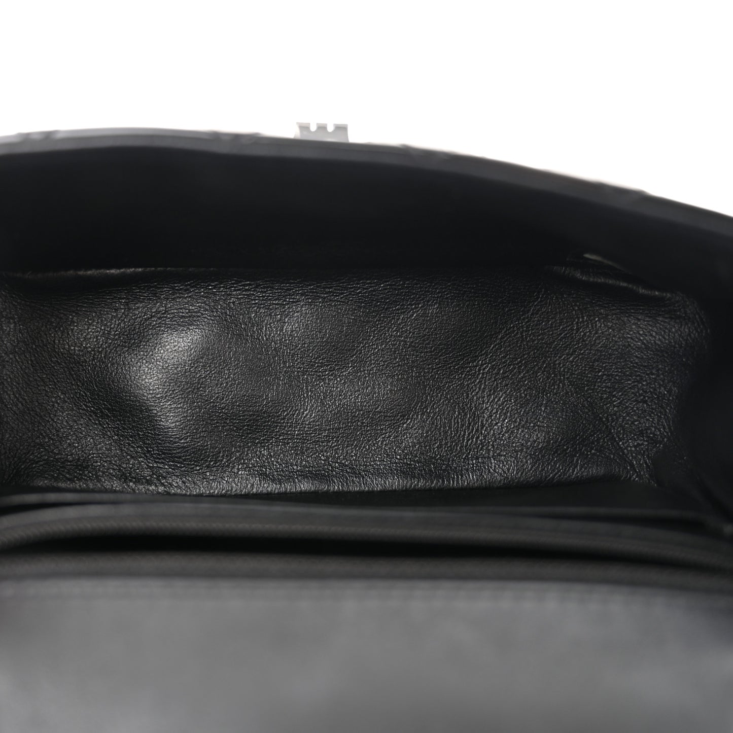 Patent Calfskin Quilted 2.55 Reissue Mini Flap So Black