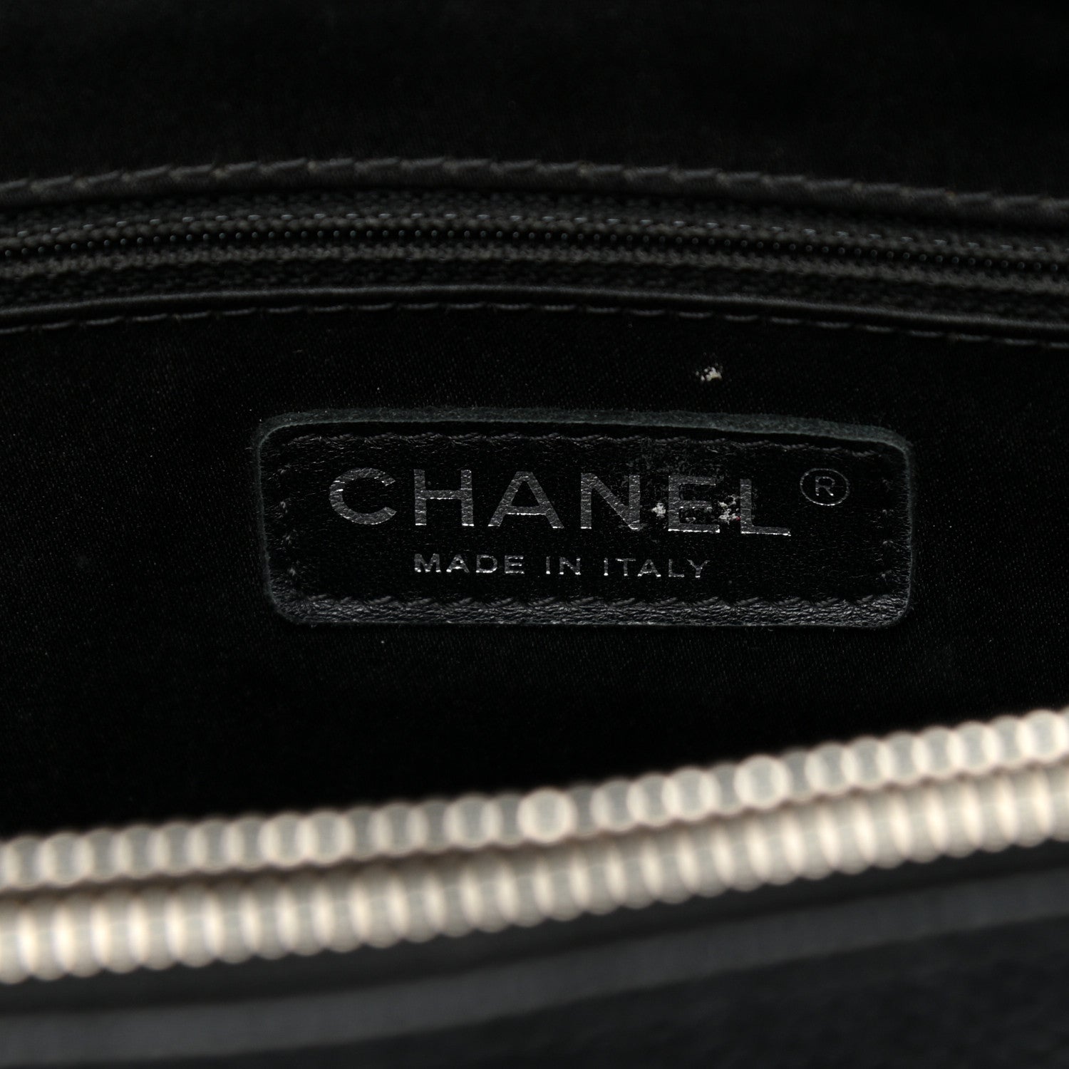 Chanel Caviar Quilted XL Grand Shopping Tote GST Black 6 of 12