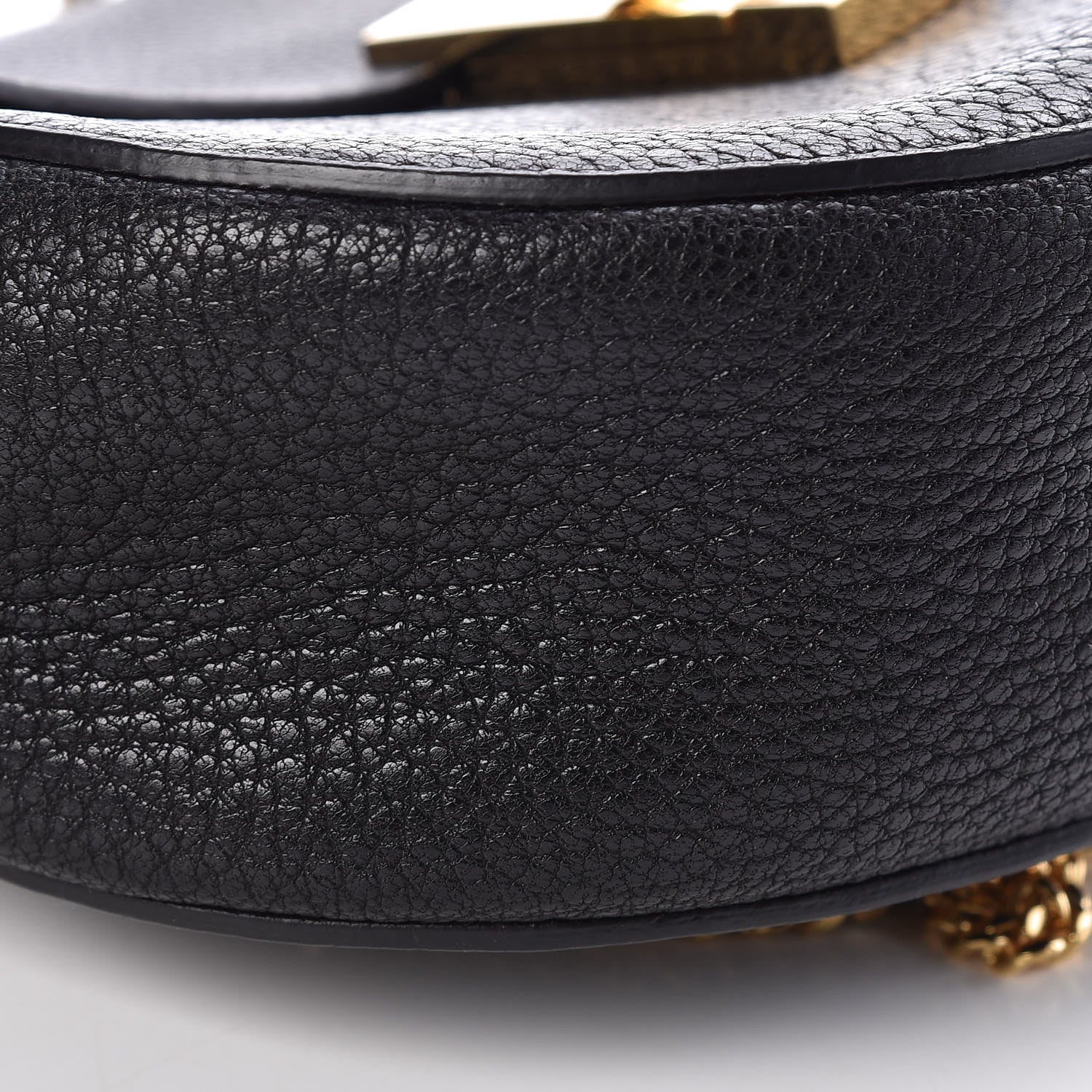 Chloe Grained Lambskin Drew Shoulder Bag Black 10 of 10