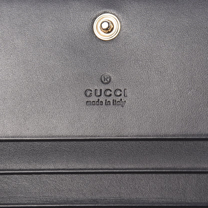 Gucci Guccissima Card Case Wallet Black 6 of 8
