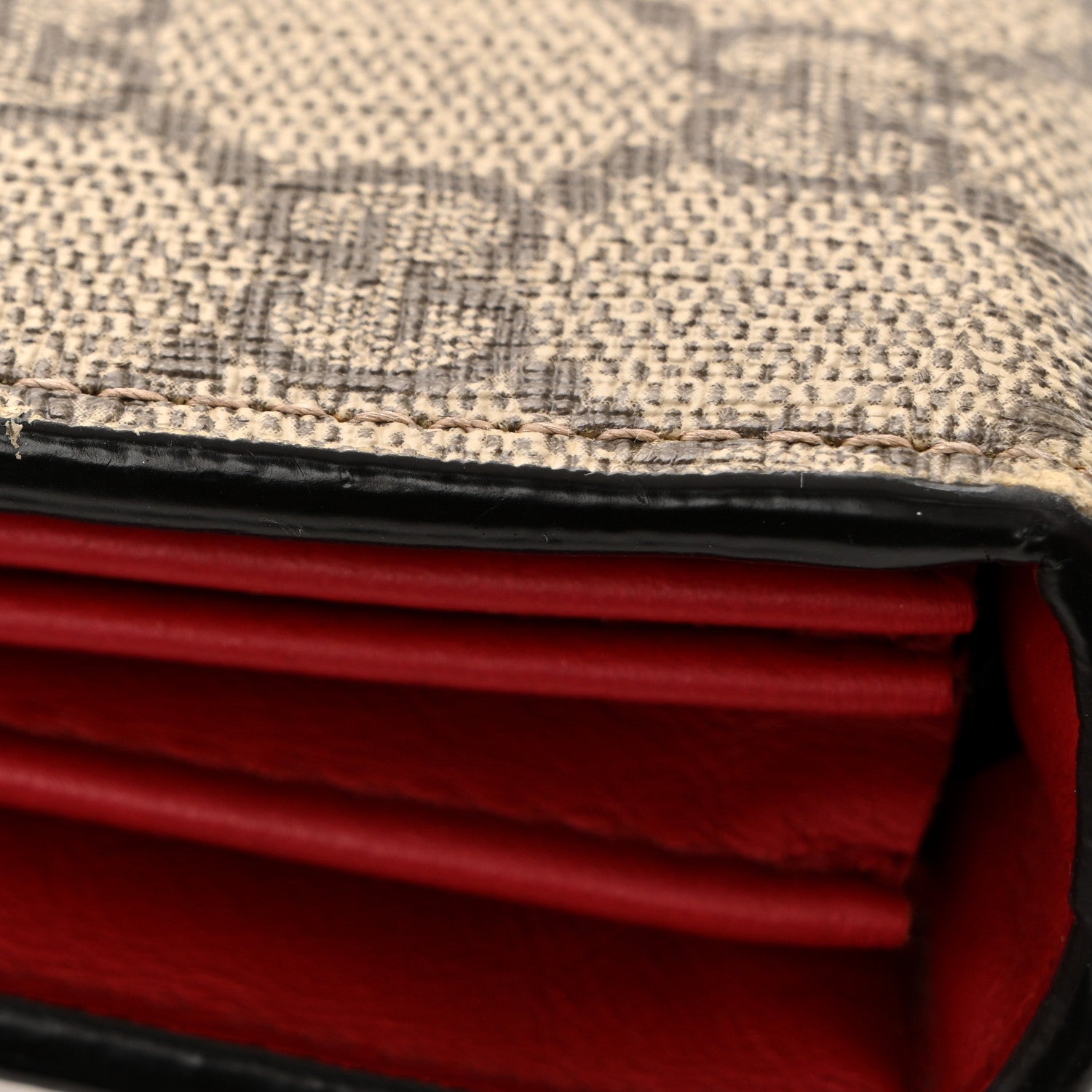 Gucci GG Supreme Monogram Mini Dionysus Chain Wallet Beige Vulcanic Red 14 of 14