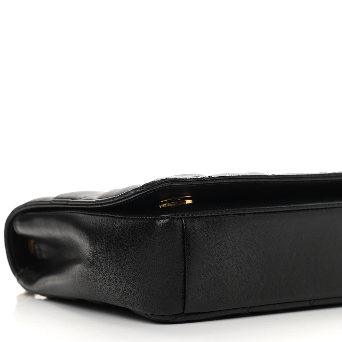 Lambskin Quilted Small Diamond CC Flap Black