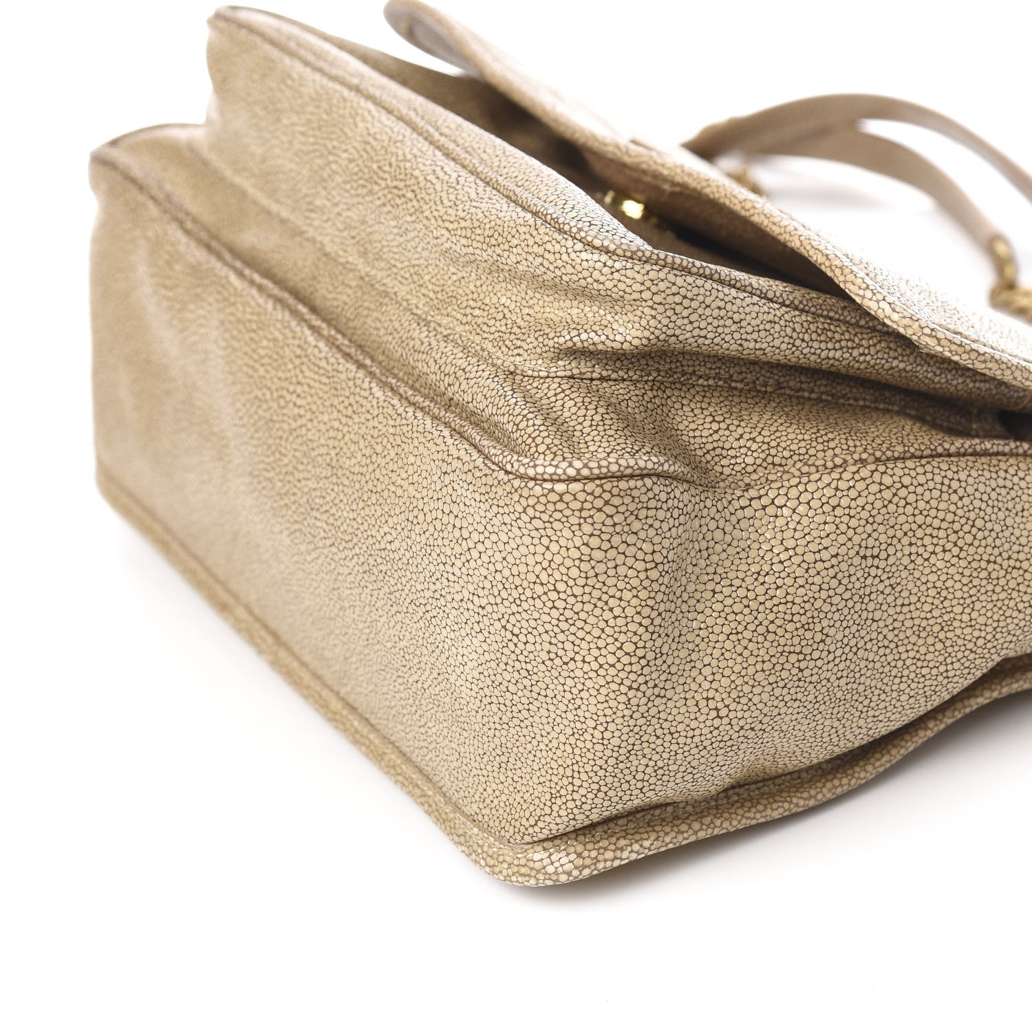 Saint Laurent Stingray Embossed Monogram Medium Niki Chain Satchel Beige 10 of 11