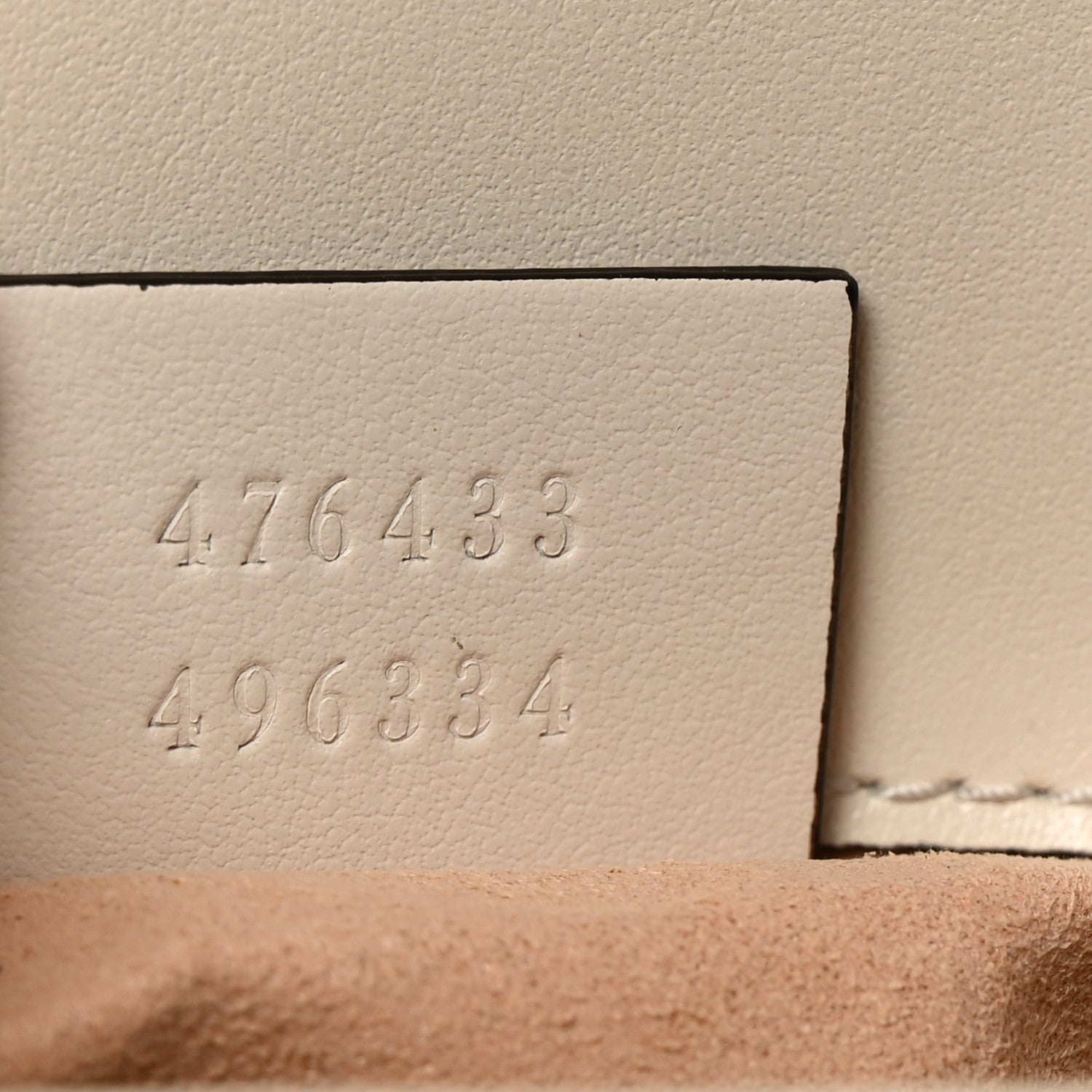 Gucci Calfskin Matelasse Super Mini GG Marmont Shoulder Bag White 7 of 8