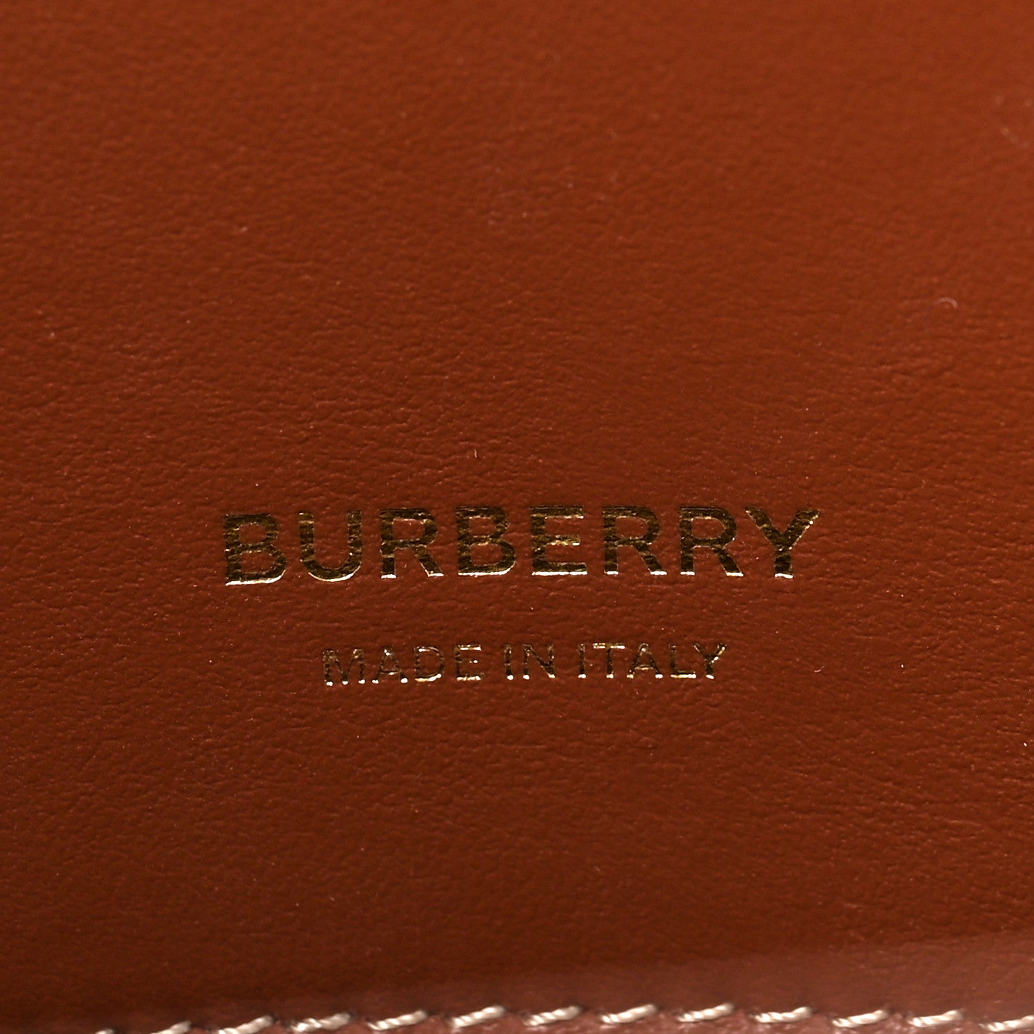 Burberry Calfskin Vintage Check Mini Two Handle Title Bag Black 6 of 6