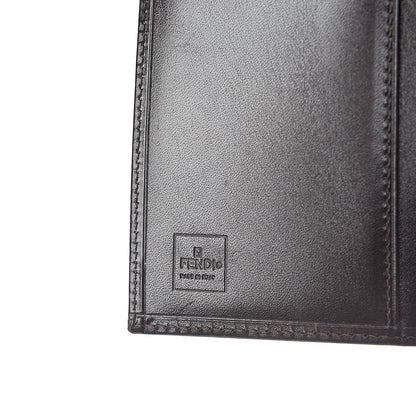 Fendi Zucca Vertical Wallet Tobacco 6 of 6