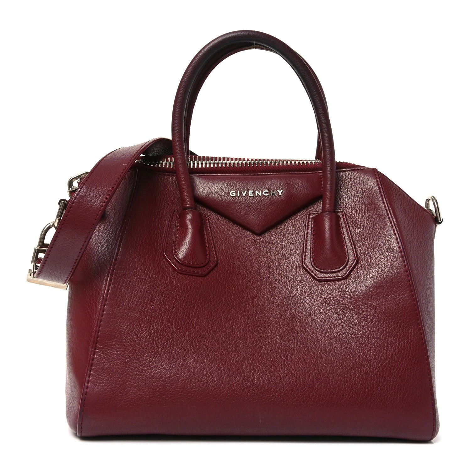 Givenchy Sugar Goatskin Small Antigona Oxblood 1 of 11