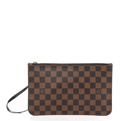 Louis Vuitton Damier Ebene Neverfull MM GM Pochette 1 of 9