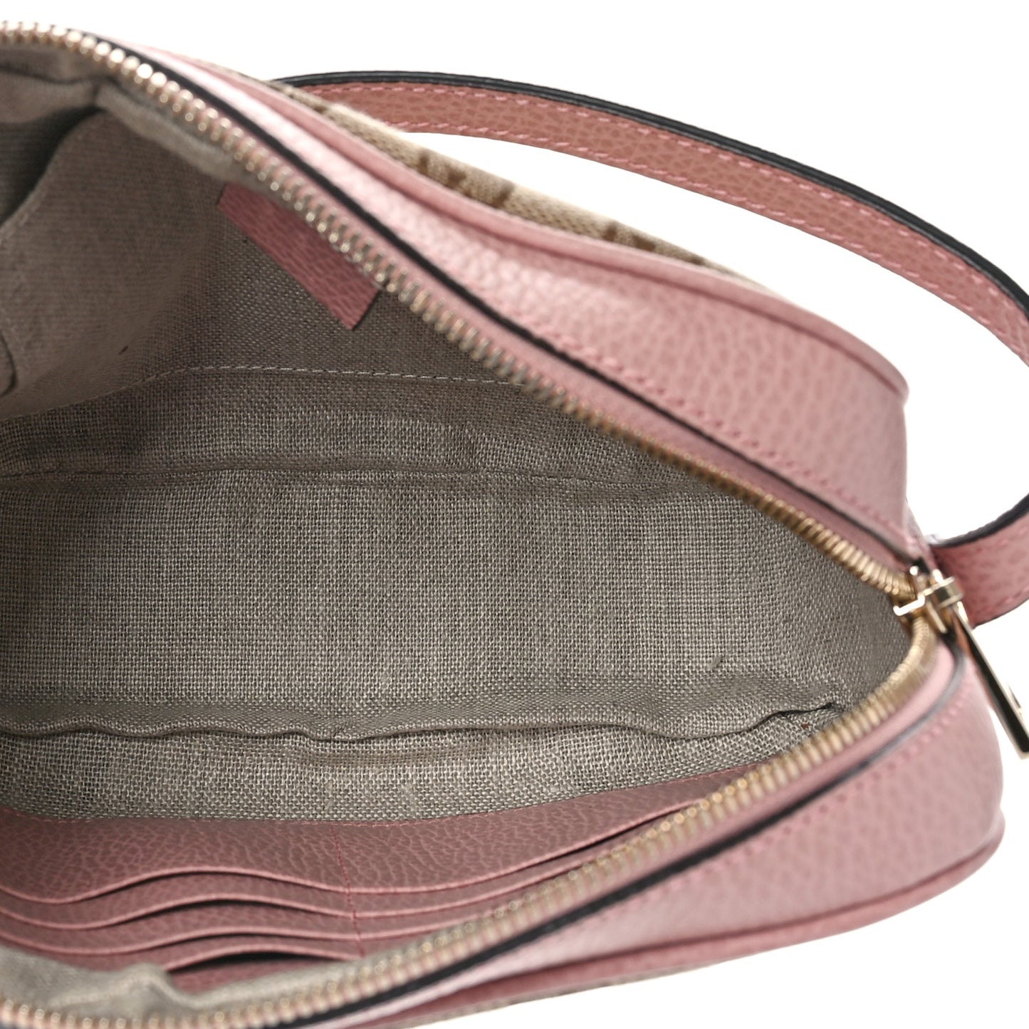 Monogram Mini Bree Messenger Bag Beige Soft Pink