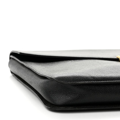 Chanel Caviar Briefcase Laptop Bag Black 9 of 10