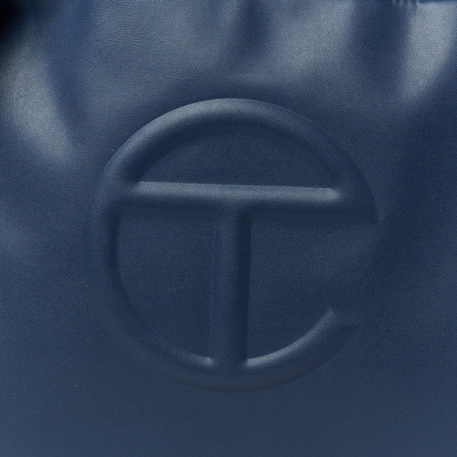 Telfar Vegan Leather Medium Shopping Bag  Navy 7 of 9