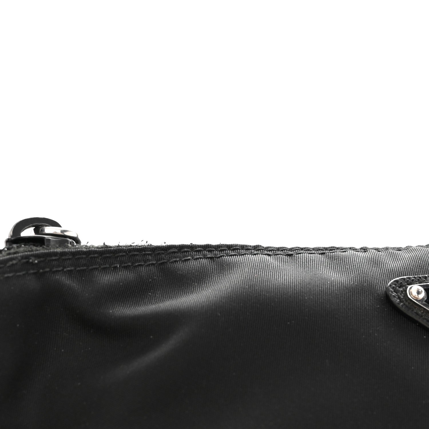 Prada Tessuto Nylon Messenger Bag Black 8 of 8