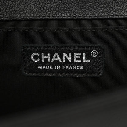Chanel Caviar Quilted Medium Boy Flap Black 6 of 14
