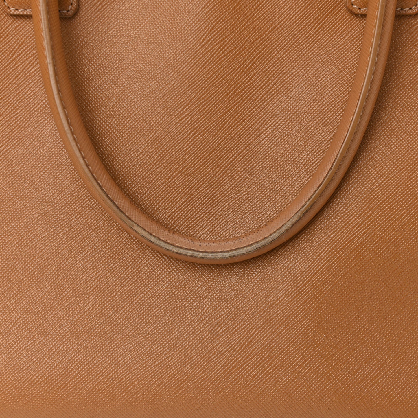 Saffiano Lux Large Tote Caramel