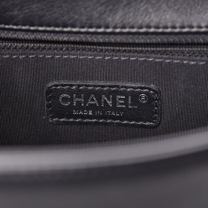 Chanel Calfskin Embossed New Medium Cordoba Boy Flap Black 6 of 17