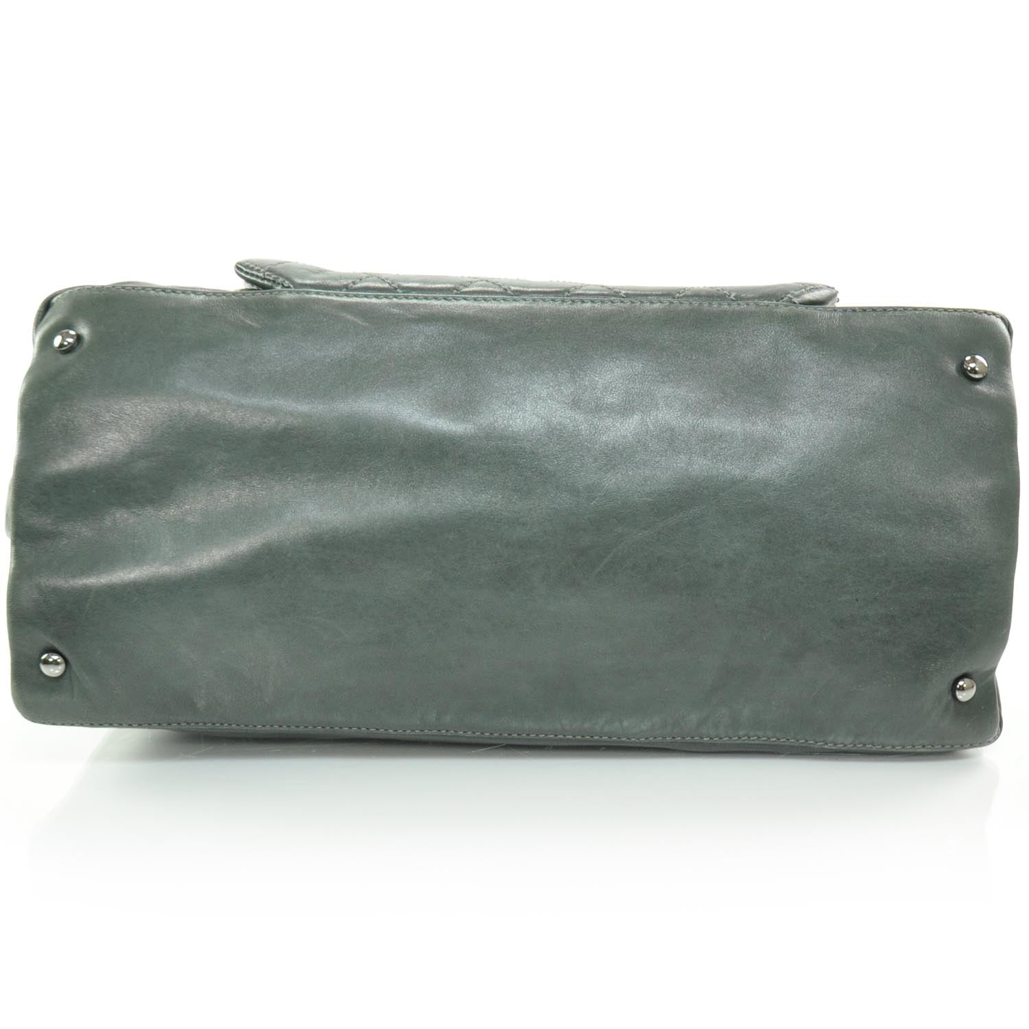 Chanel Quilted Lambskin 8 Knots Hobo Grey 5 of 11