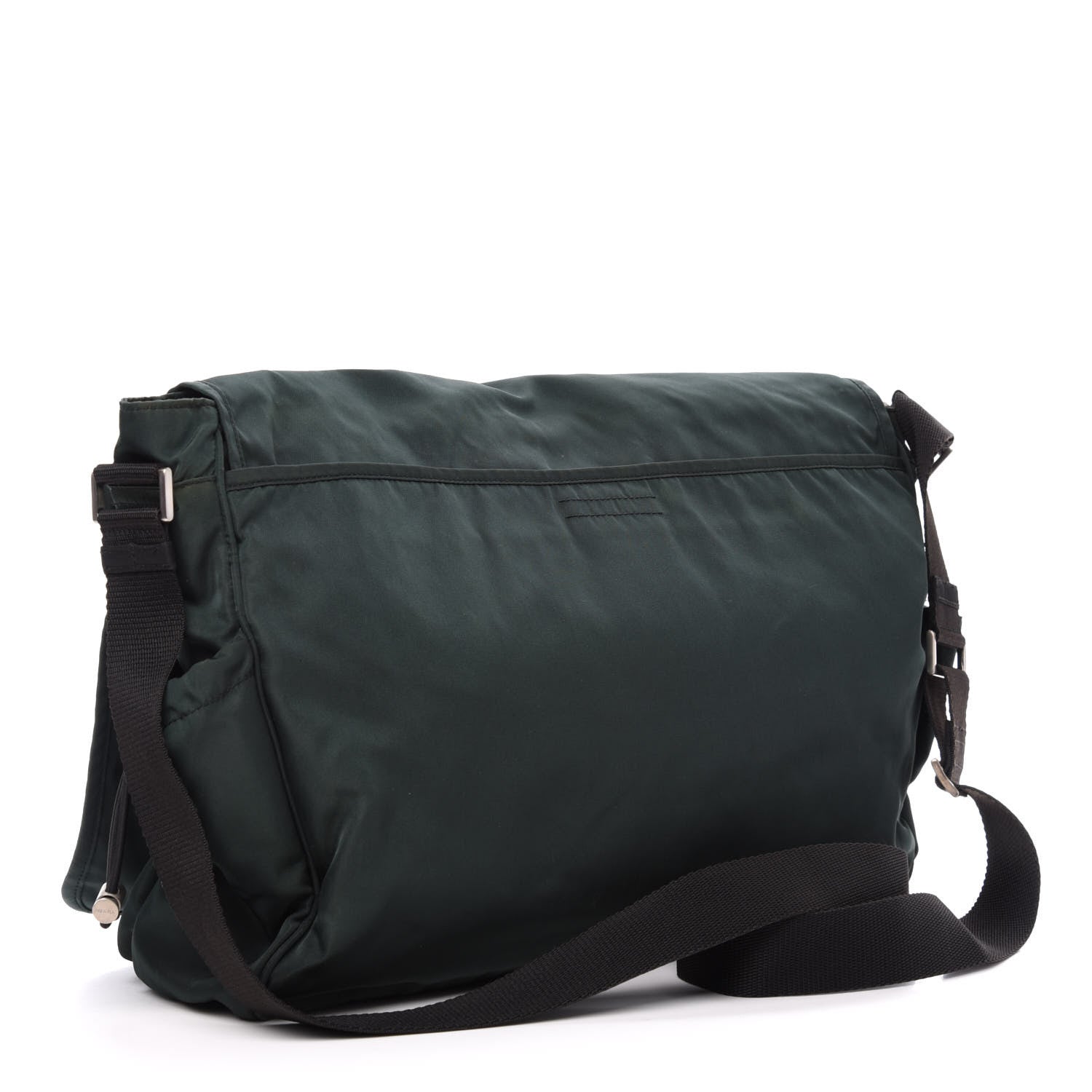 Prada Nylon Sport Messenger Bag Green 3 of 11