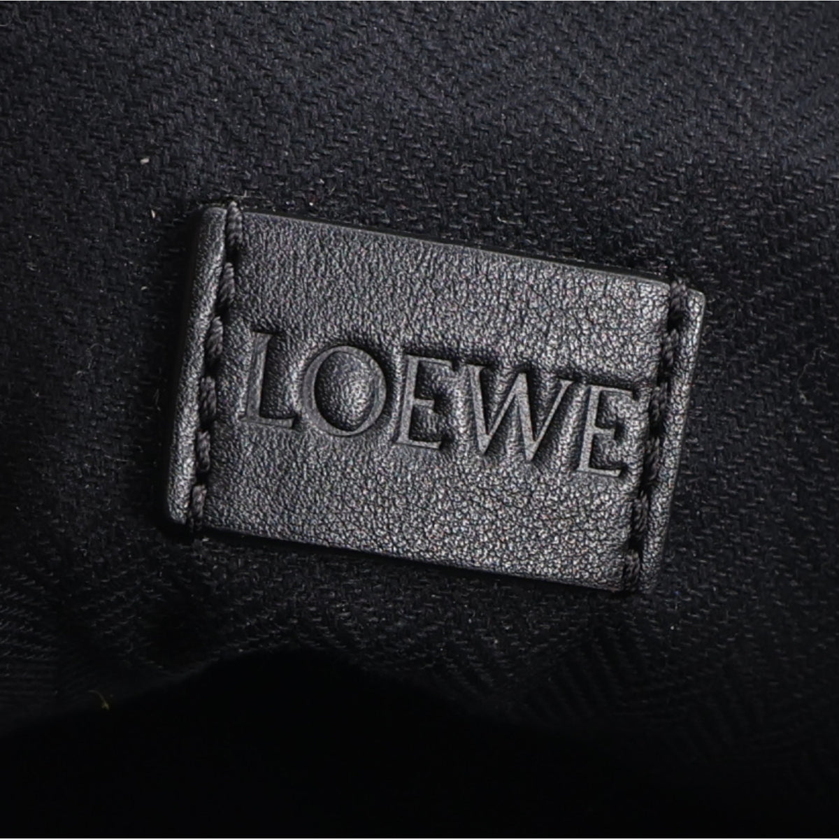 Loewe Supple Smooth Calfskin Jacquard Medium Cubi Crossbody Bag Black 6 of 12