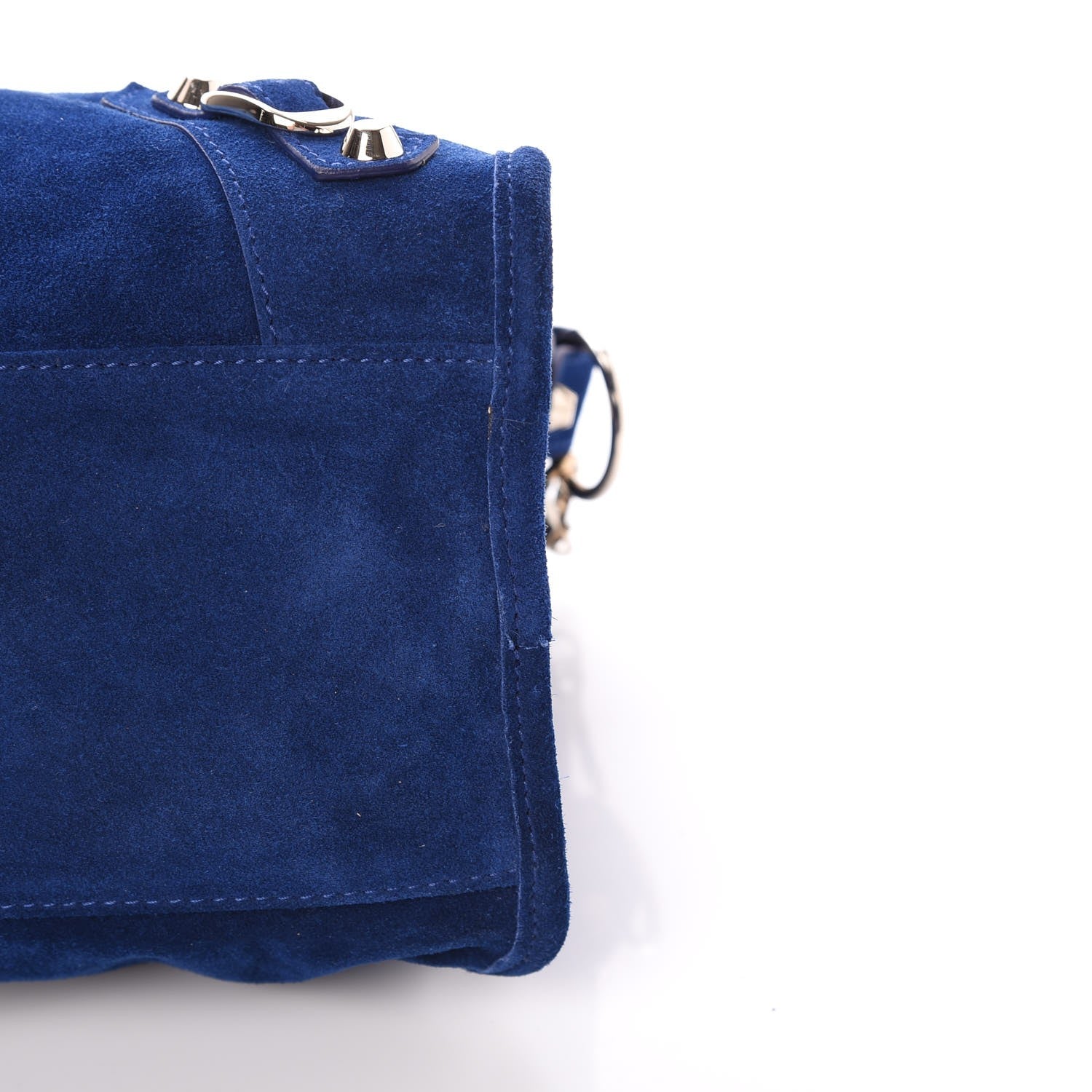 Balenciaga Baby Daim Suede Classic Gold Hardware City Bleu Pacifique 10 of 11