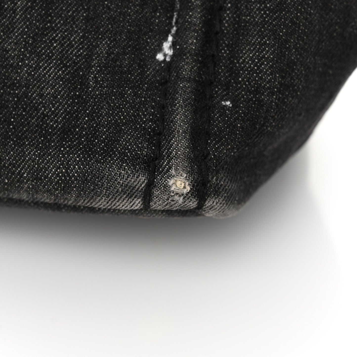 Denim Small Logo Tote Black