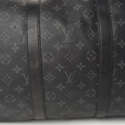 Louis Vuitton Monogram Eclipse Keepall Bandouliere 55 12 of 15