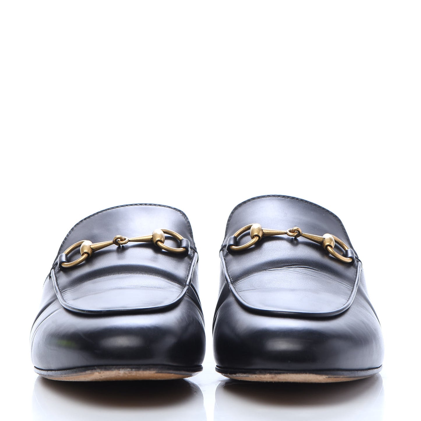 Calfskin Womens Princetown Slippers 39 Black