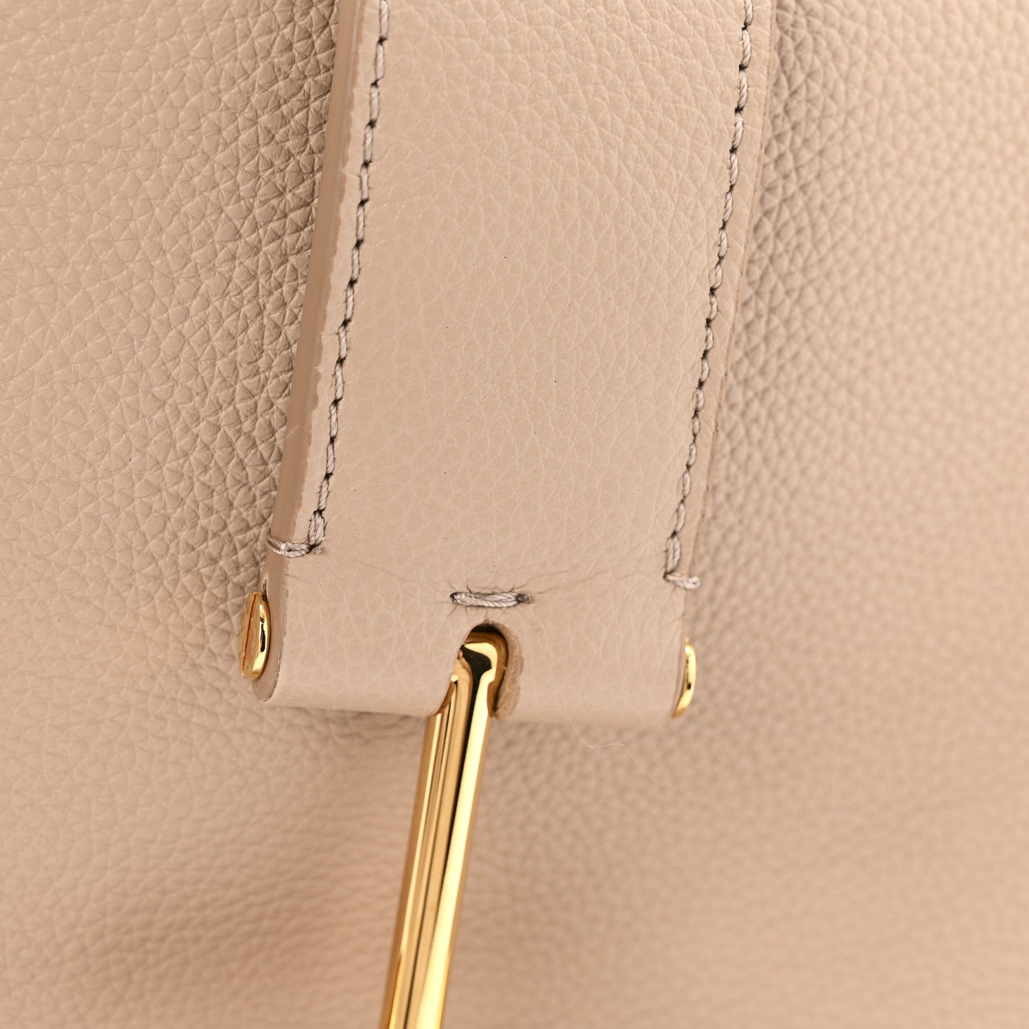 Tom Ford Grain Calfskin Small Tara Crossbody Beige 11 of 13