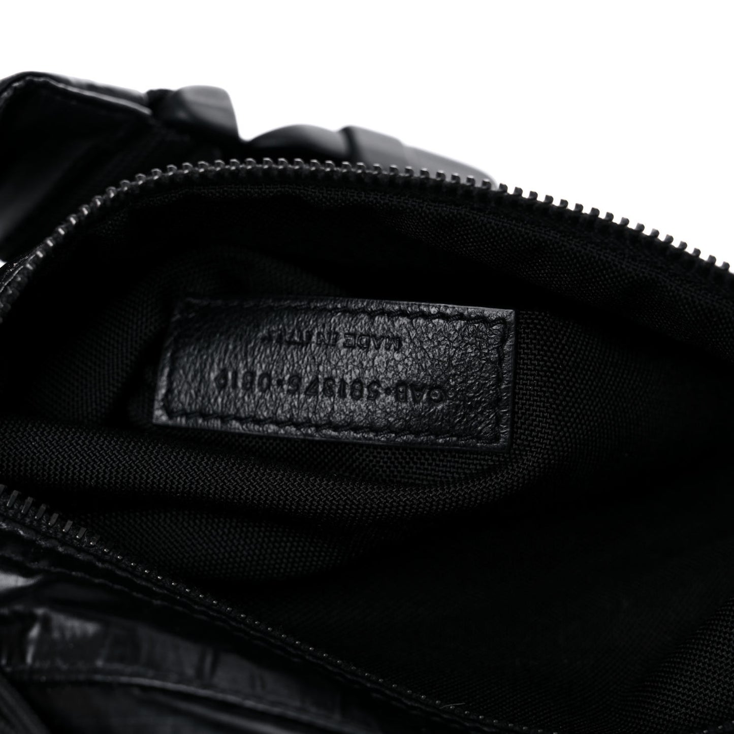 Nylon Logo Ripstop Body Belt Bag Black