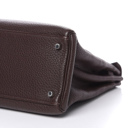 Hermes Togo Kelly Retourne 35 Chocolate 24 of 32
