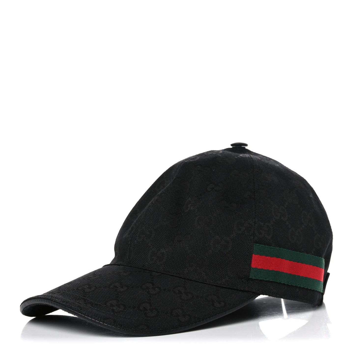 Monogram Web Baseball Hat M Black