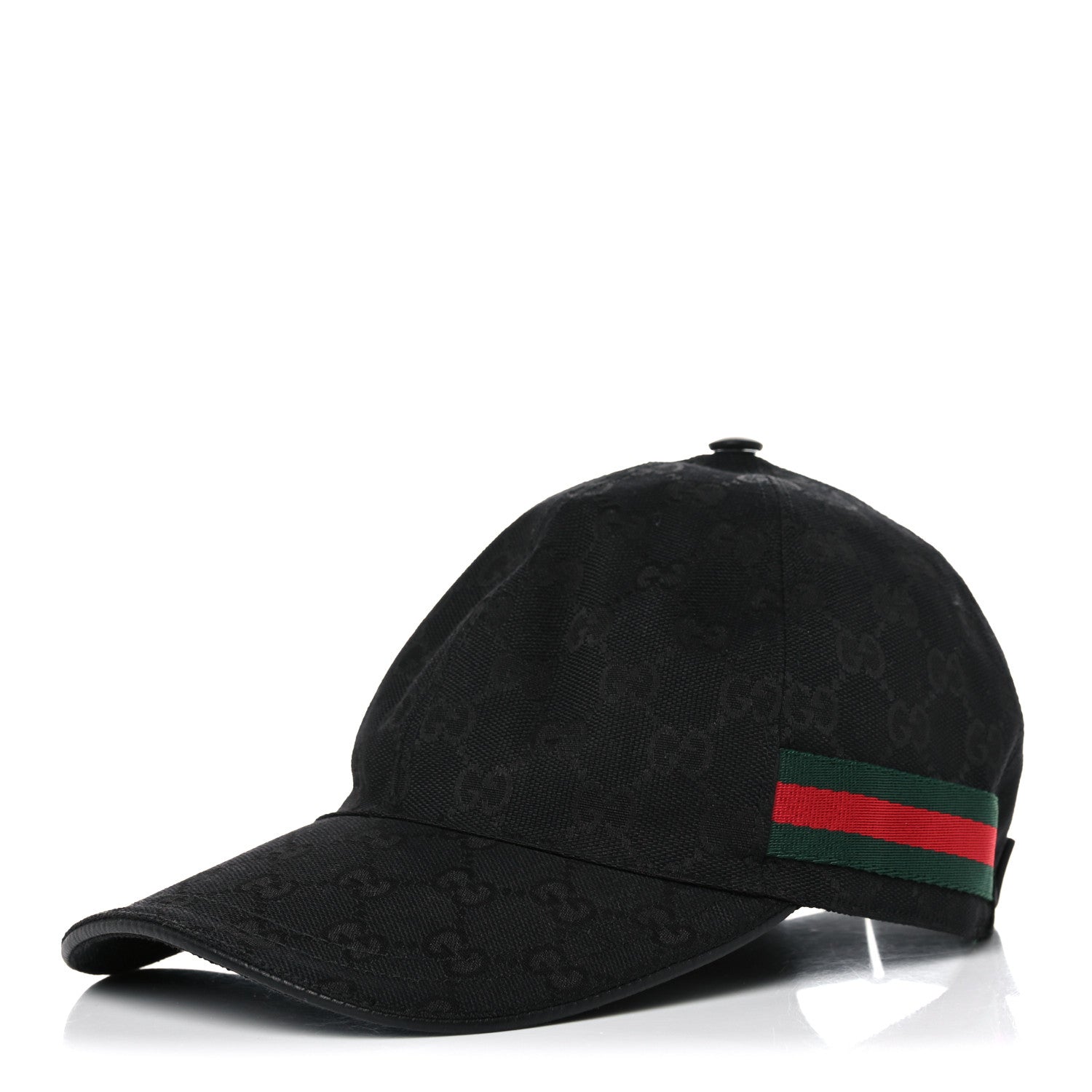 Gucci Monogram Web Baseball Hat M Black 1 of 7
