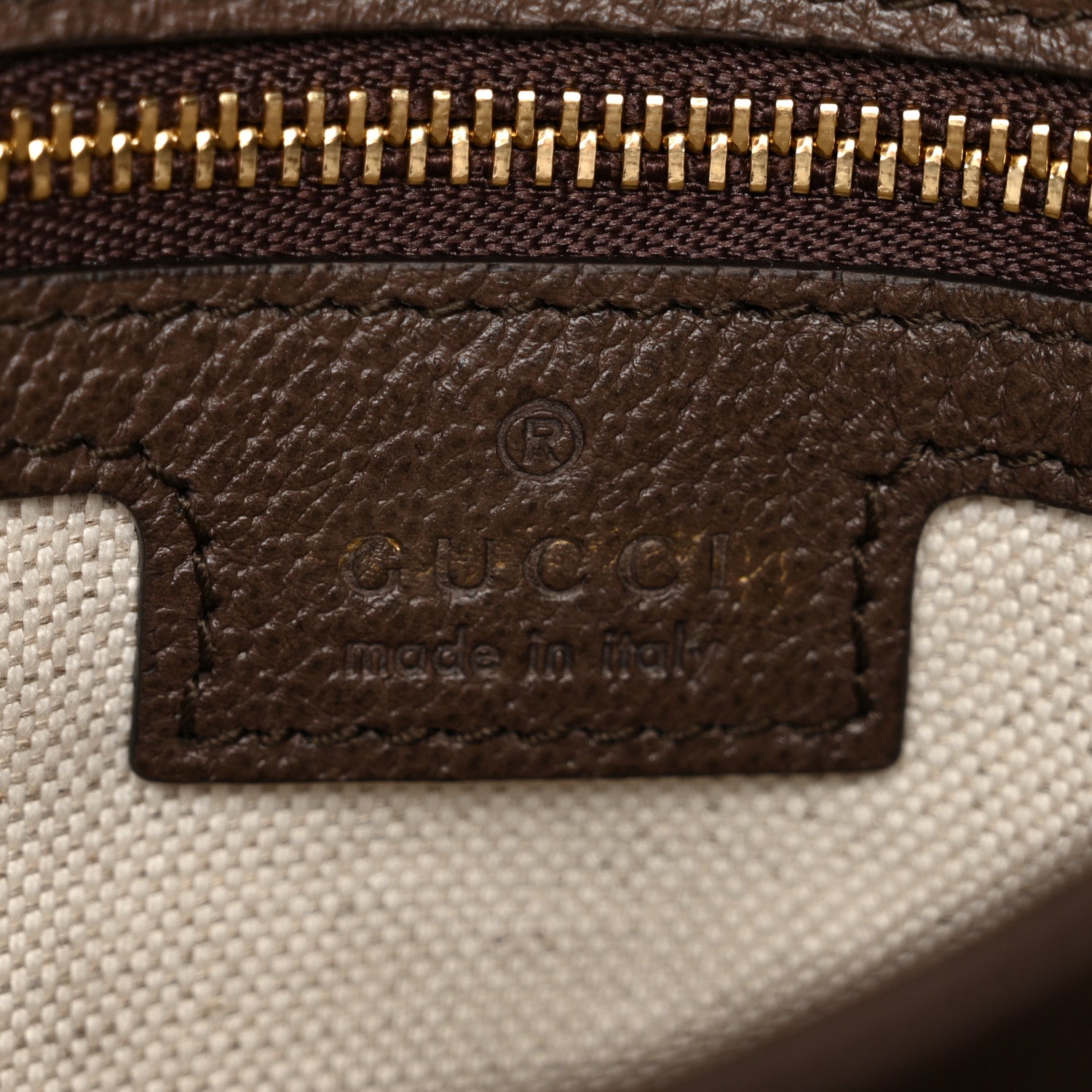 Gucci GG Supreme Monogram Textured Dollar Calfskin Web Medium Blondie Top Handle Shoulder Flap Bag Beige Ebony New Acero 8 of 11