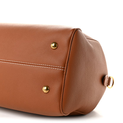 Louis Vuitton Grained Calfskin Low Key Speedy 30 Cognac 9 of 9