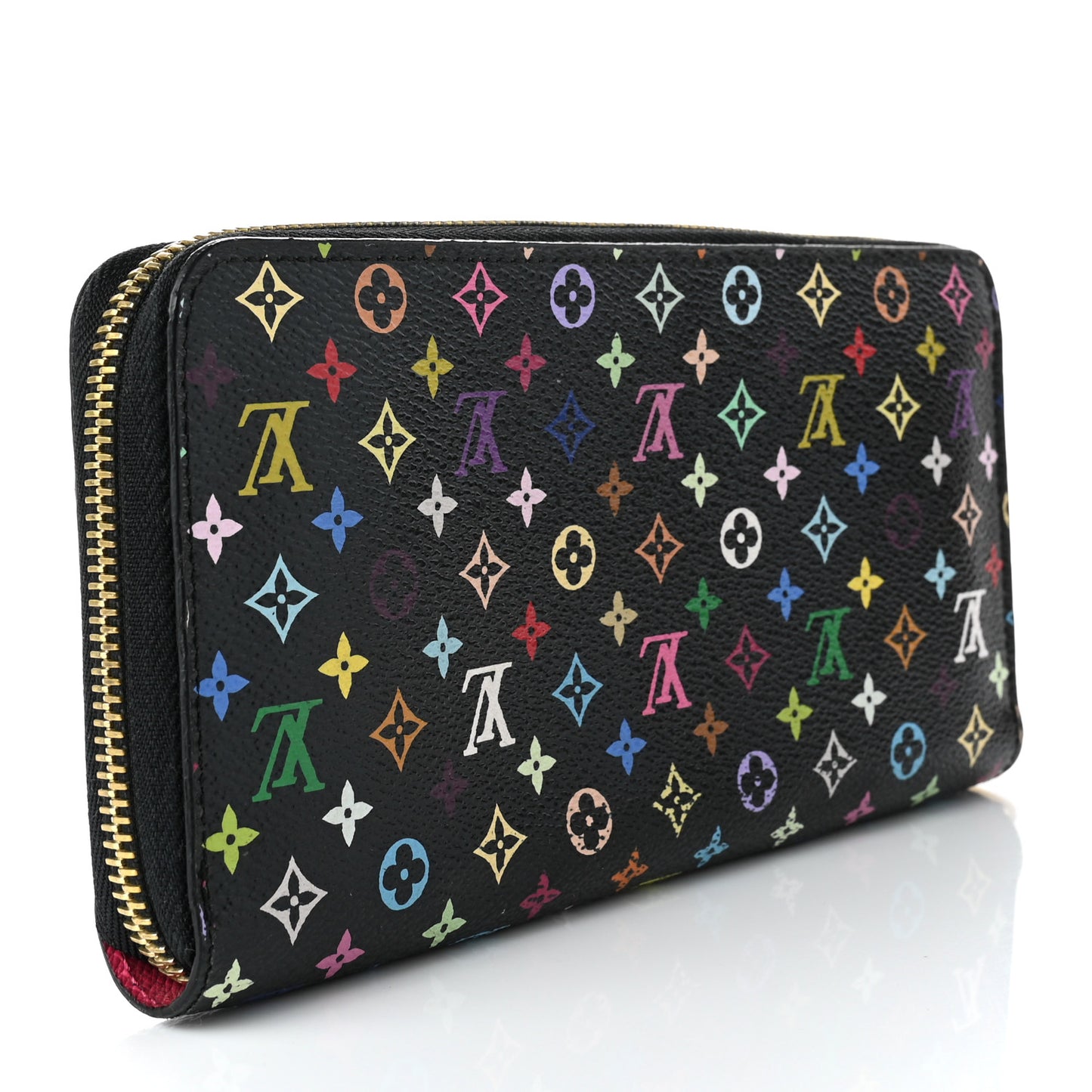 Monogram Multicolor Zippy Wallet Black Grenade