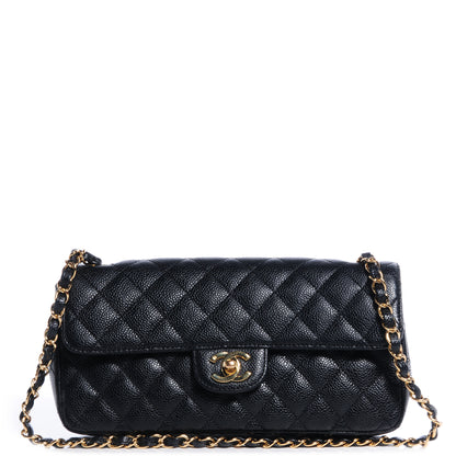 Chanel Caviar East West Flap Black 1 of 8