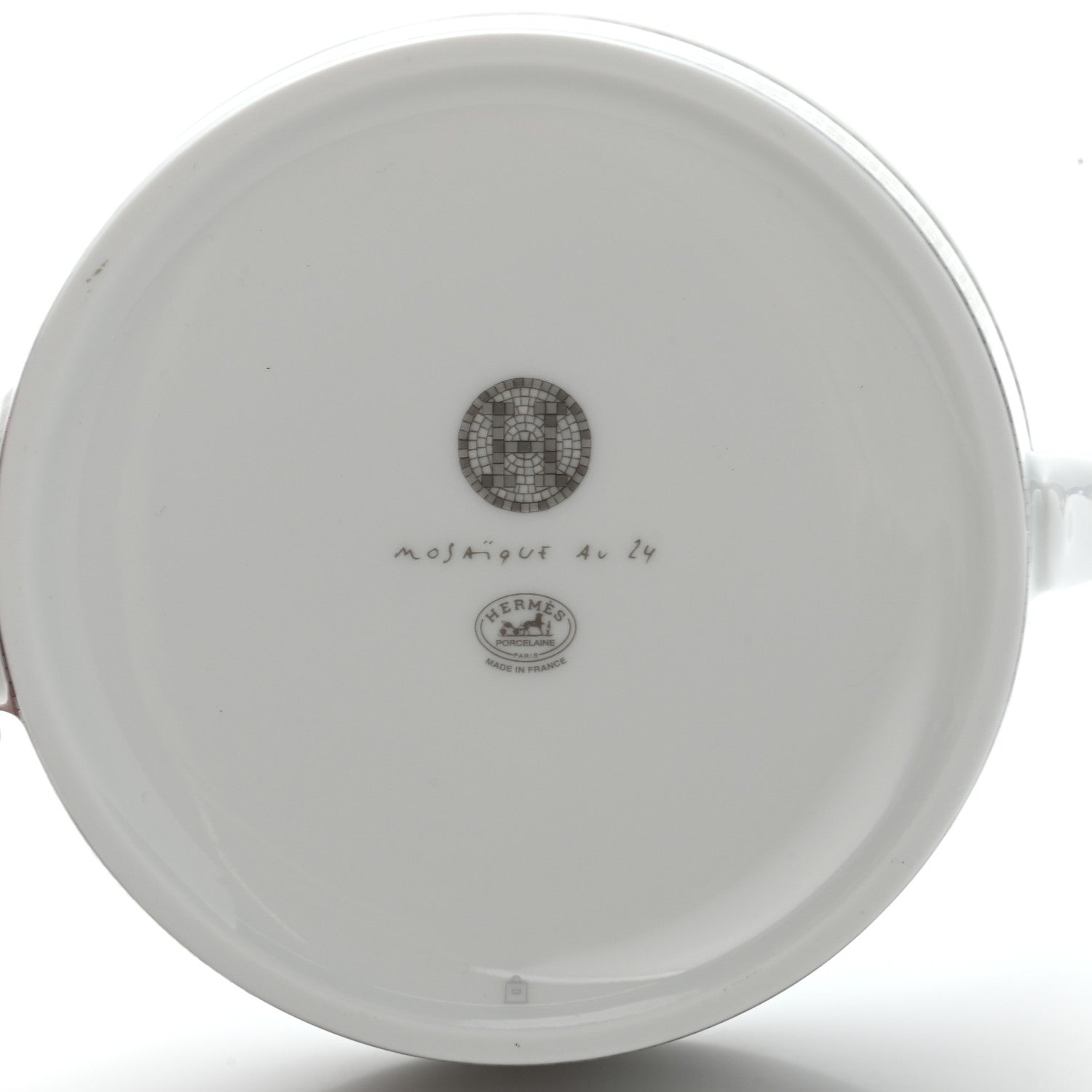 Hermes Porcelain Mosaique Au 24 Platine Coffee/Tea Pot 9 of 9