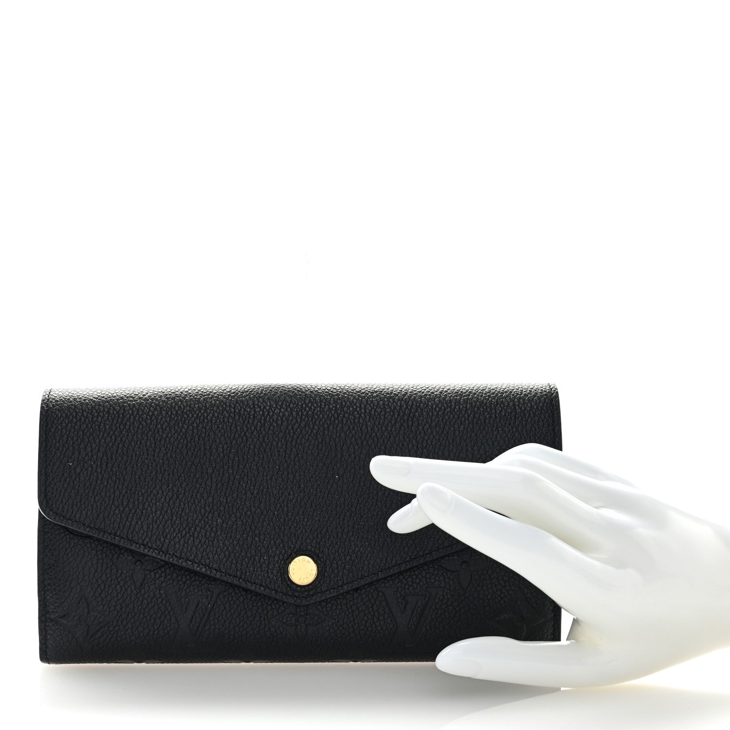 Louis Vuitton Empreinte Sarah Wallet NM Black 2 of 6