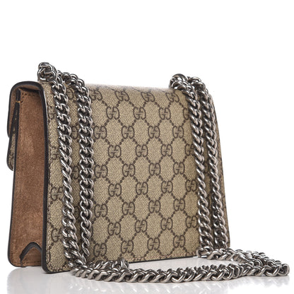 Gucci GG Supreme Monogram Mini Dionysus Shoulder Bag Taupe 4 of 8